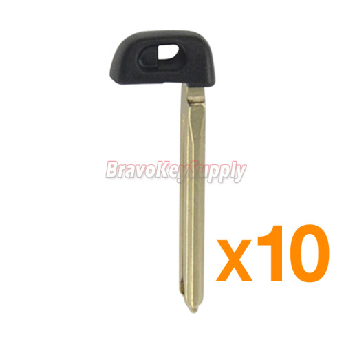 (Pack of 10)PN 69515-52120 Smart key blade TOY48 for Toyota Camry Corolla 2012
