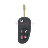 FCC NHVWB1U241 flip key 4 button 315mhz FO21 blade 4D60chip for Jaguar X S XJ XK TYPE