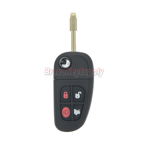 FCC NHVWB1U241 flip key 4 button 315mhz FO21 blade 4D60chip for Jaguar X S XJ XK TYPE