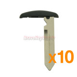 (Pack of 10)Emergency key blade Insert H75 FO38 for FCC ID M3N5WY8609 Ford Explorer EdgeTaurus 2011-2014 PN 164-R8041