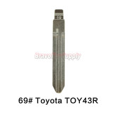 #69 Toyota TOY43R KEYDIY KEY BLADE