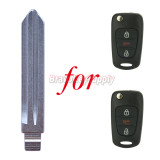 Flip key blade for Hyundai Elantra Accent Verna I20 I30 Kia Sportage Soul