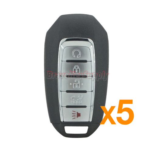 (Pack of 5) FCC KR5TXN1 smart key 434mhz 4A chip 5 button for 2020 Infiniti QX50  Continental PN:S180144707 285E3-5NY7A