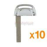 (Pack of 10) Smart key blade for Audi A4 Q5