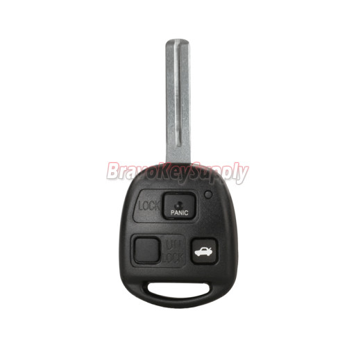 FCC HYQ12BBT Remote key 3 button TOY48 short 314mhz+4C chip for 2001-2008 Lexus ES330 LS430 SC430