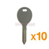 (Pack of 10) Transponder key shell Y164 blade no chip for Chrysler 200 300 300C Aspen Pacifica PT Cruiser Sebring CY24 chip key