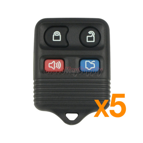 (Pack of 5) FCC CWTWB1U331/CWTWB1U345 Remote fob 4 button 315Mhz for Ford F150 F250 F350 2L2T-15K601-BA