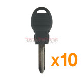 (Pack of 10)POD transponder key shell Y170 blade no chip  for Chrysler 300 Dodge Charger Challenger Jeep Commander 2008-2010