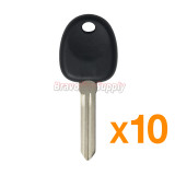 (Pack of 10)81996-3X040 Transponder Key blank HYN14R no chip for Hyundai
