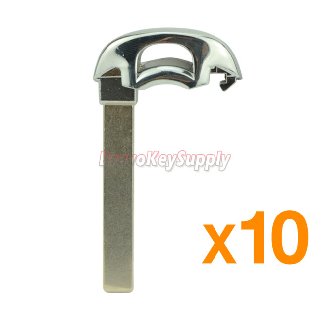 (Pack of 10) PN 13523212 13515242 13589533 13590048 13510388 Smart insert emergency key blade for 2017 Chevrolet Malibu HYQ4EA