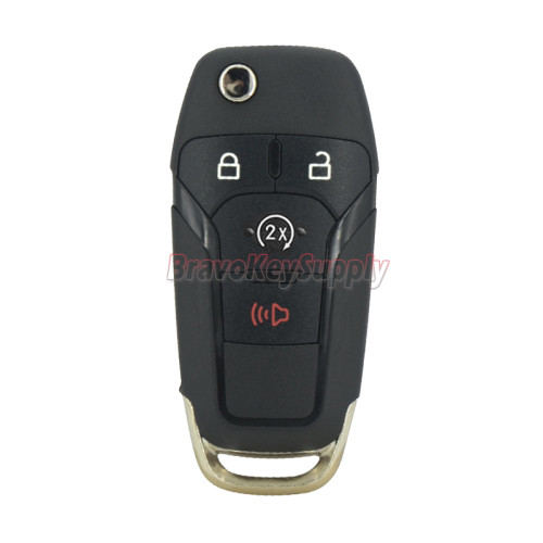 FCC N5F-A08TDA 4 button flip key 902mhz with ID49 chip for 2015-2021 Ford F-Series Raptor Ranger PN 164-R8134
