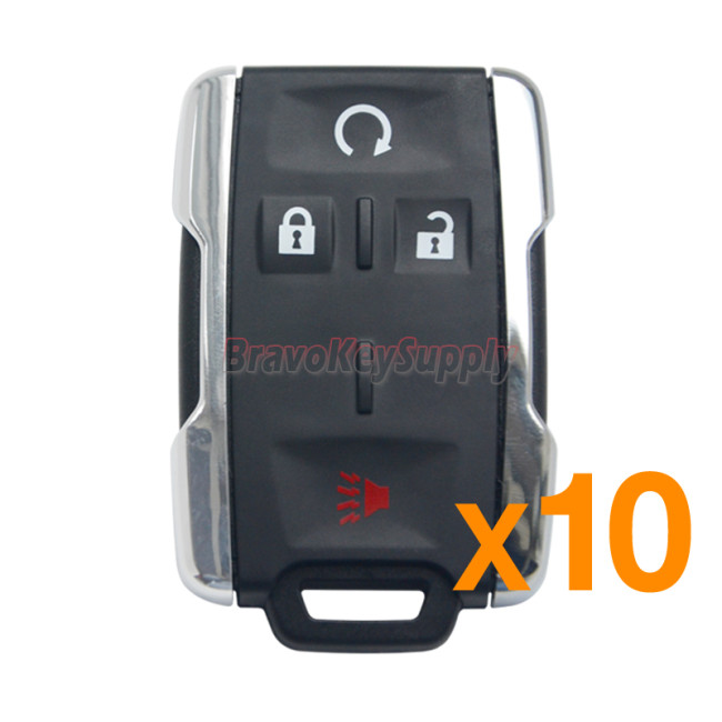 (Pack of 10)FCC M3N-32337100 remote fob key case cover 4 button for Chevrolet PN 13577770