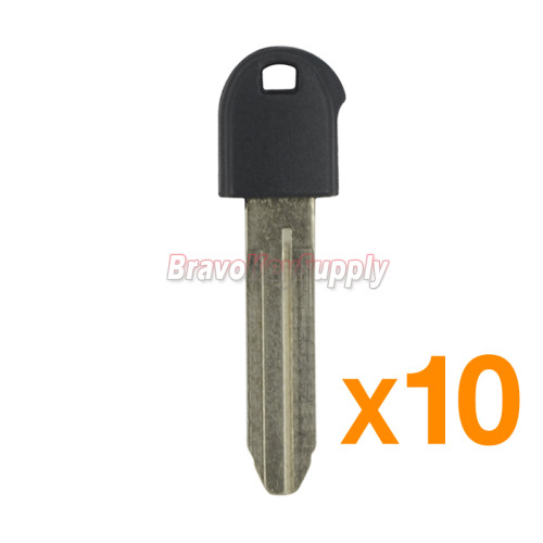 (Pack of 10)PN 69515-47010 Smart key blade TOY43 for Toyota Prius 2006 2007 2008 2009