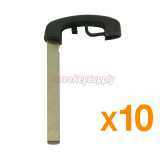 (Pack of 10) Emergency key for BMW 5 Series (plastic)