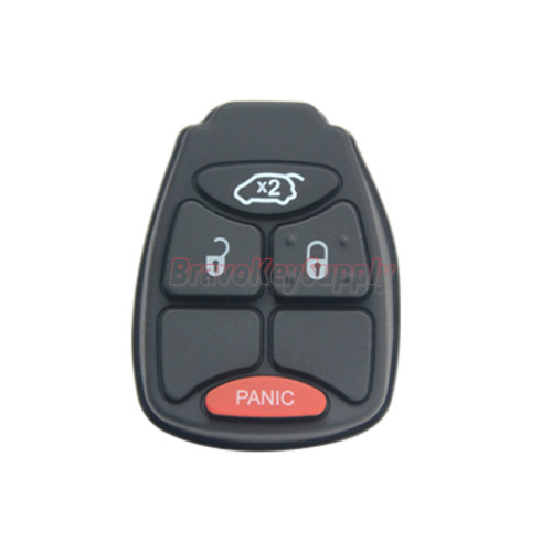 4 Button pad for FCC OHT Chrysler Dodge Jeep remote head key