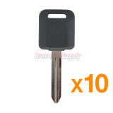 (Pack of 10) Transponder key NSN14 blade no chip for Nissan 350Z Altima Armada Cube Frontier Juke Maxima Murano Pathfinder 2003-2014