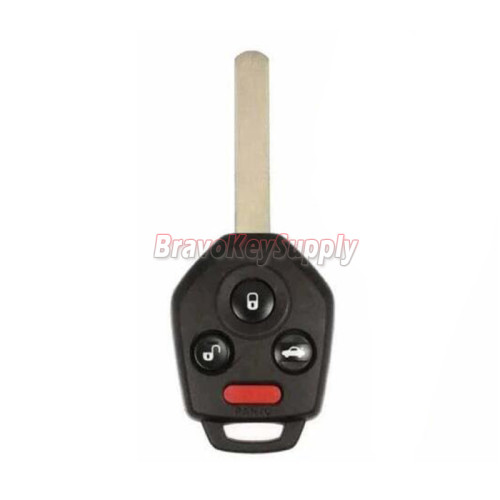 FCC CWTWBU766 Remote key 434mhz 4 button 4D60 chip DAT17 blade for Subaru Legacy Outback 2010-2014(with pin code)