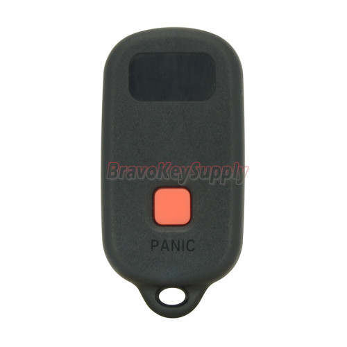 (with round back inside)Remote fob case 3button with panic for Toyota Camry Solara