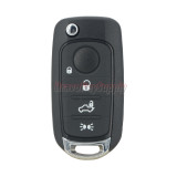 Flip remote key 4 button 433mhz 4A chip SIP22 blade for Fiat 500 500X 500L