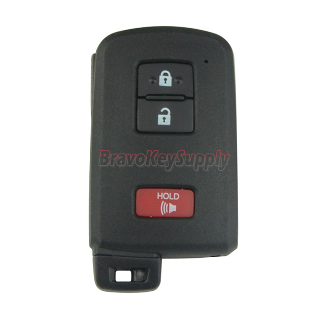 FCC HYQ14FBA Smart key case 3 button for Toyota Prius C