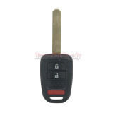 P/N 35118-TY4-A20 Remote key 3 button 313.8mhz with original board for Honda Accord Civic CRV 2013 2014 2015 FCC MLBHLIK6-1T
