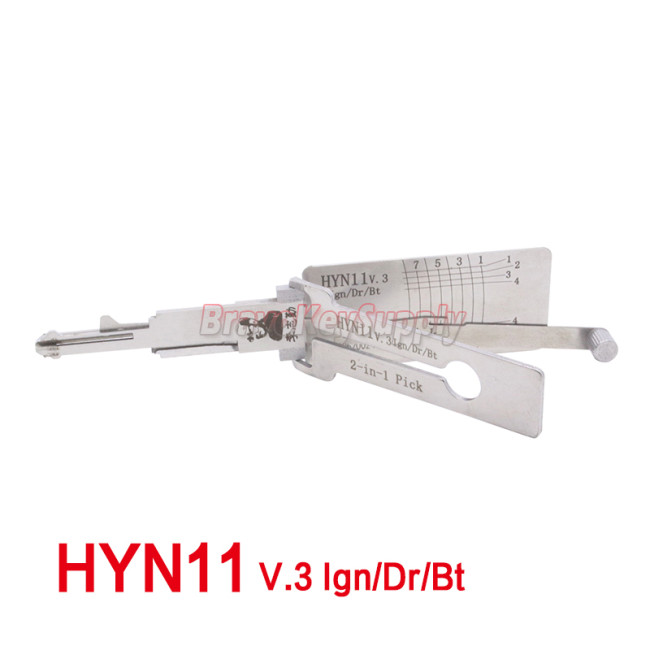 Lishi 2in1 Pick HYN11 v.3 Ign/Dr/Bt