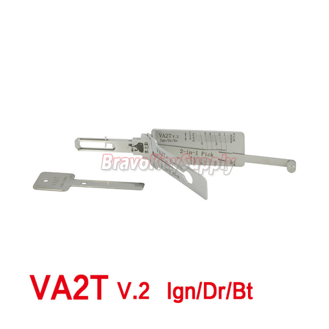 Lishi 2 in 1 Pick VA2T Ign/Dr/Bt
