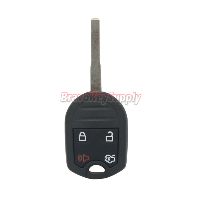 Remote head key shell 4 button HU101 blade for Ford Fiesta Focus Transit PN 164-R7976