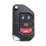 FCC OHT1130261 flip remote key 4 button 433Mhz 4A chip for 2019 2020 Jeep Wrangler Gladiator P/N 68416784AA