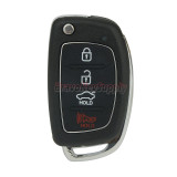FCC TQ8-RKE-4F16 Flip key shell 4 button TOY48 blade for Hyundai Sonata 2014-2017 PN 95430-C1010