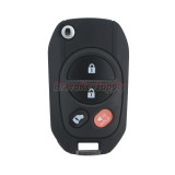 Modified flip key shell 4 button TOY43 blade for Toyota Sequoia remote key case