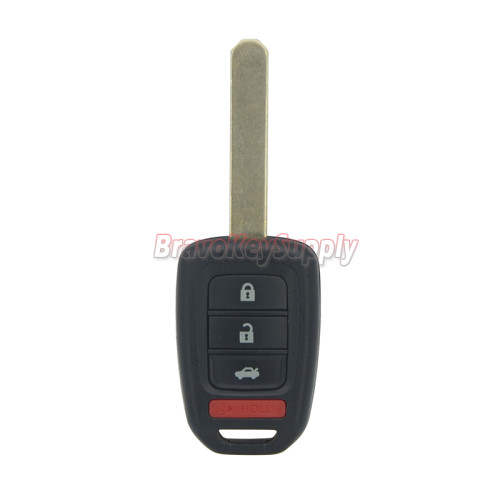 Remote key shell 3 button+panic HON66 for Honda Accord Civic CRV FCC MLBHLIK6-1T