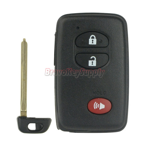 FCC HYQ14AAB HYQ14ACX smart key case 3 button for Toyota RAV4 Highlander 2007-2014 PN 89904-48100