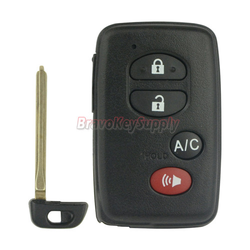 PN 89904-47420 89904-47350 4 button smart key case for Toyota Prius FCC HYQ14AAB/HYQ14ACX