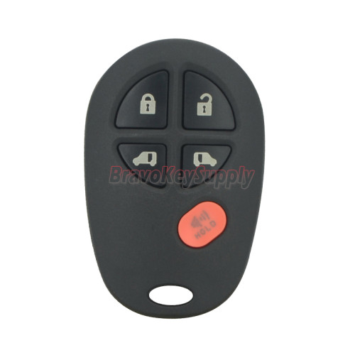 FCC GQ43VT20T Remote fob 5 button 315MHZ for Toyota Sienna PN 89742-AE030 or 89742-AE031