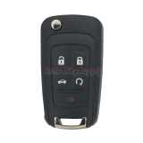 FCC OHT01060512 Flip key shell 5 button for Chevrolet Camaro Cruze Equinox Malibu 2010-2016 PN 13504199