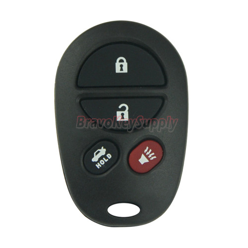 FCC GQ43VT20T Remote fob 4 button 315Mhz for Toyota AVALON