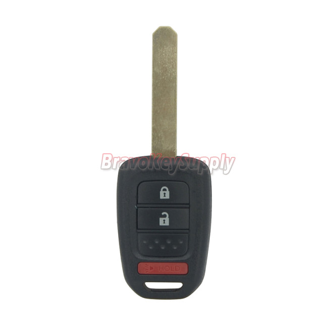 FCC MLBHLIK6-1T Remote key shell 2 button+ panic for Honda Accord Civic CRV 2013 2014 2015