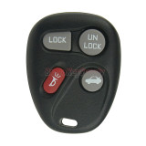 FCC KOBUT1BT Remote fob case 4button for Pontiac Bonneville Chevrolet Malibu 2000 Buick LeSabre