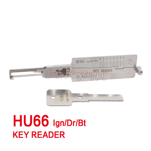 LISHI HU66 Ign/Dr/Bt key reader