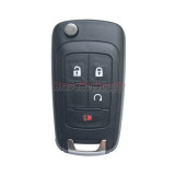 FCC OHT01060512 flip key shell 4 button for Chevrolet Sonic Equinox 2010-2015 20873620