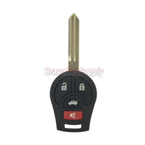 Remote head key shell 4 button NSN14 blade for Nissan VERSA CUBE JUKE ROGUE SENTRA