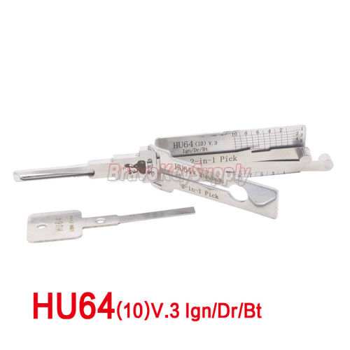 Lishi 2in1 Pick HU64(10) v.3 Ign/Dr/Bt