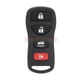 FCC KBRASTU15 Remote fob case 4 button for Nissan Quest Armada Infiniti FX35 FX45 G35 Q45 2002-2010