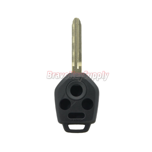 CWTB1G077 remote head key shell 4 button TOY43/B110 blade for Subaru Impreza Forester