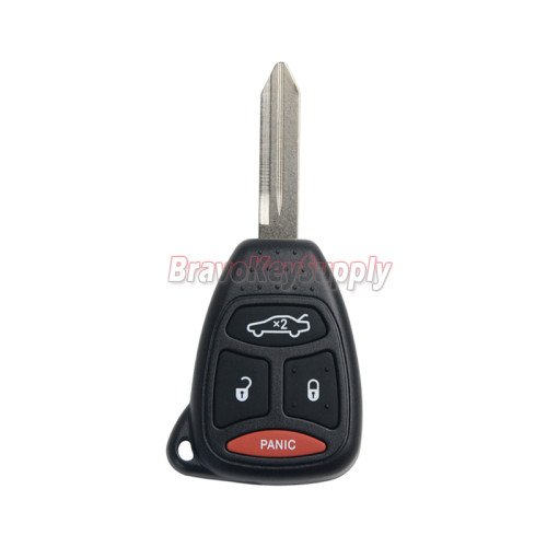 FCC KOBDT04A Remote head key case 4 button for Chrysler Aspen Dodge Charger Durango Jeep Commander 2007