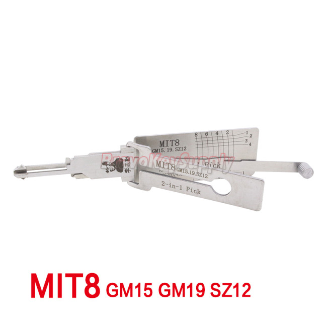 Lishi 2in1 Pick MIT8 GM15 GM19 SZ12