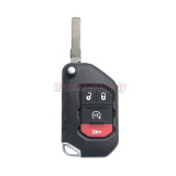 FCC OHT1130261 flip remote key 4 button 433Mhz 4A chip for 2019 2020 Jeep Wrangler Gladiator P/N 68416784AA