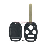 (with chip space) Remote key shell 3 button+panic for Honda Accord 2003-2012 FCC KR55WK49308