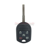 Remote head key shell 5 button HU101 high security blade for Ford Escape Fiesta Transit 2016 2017